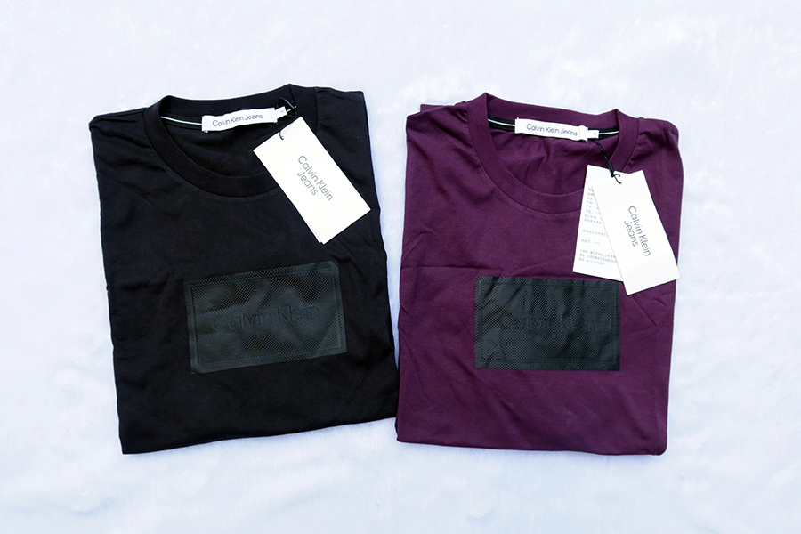 CALVIN KLEIN /M (42) เสื้อยืดแขนสั้น 2 สีสวยใหม่แท้ ราคารวมส่ง kerry