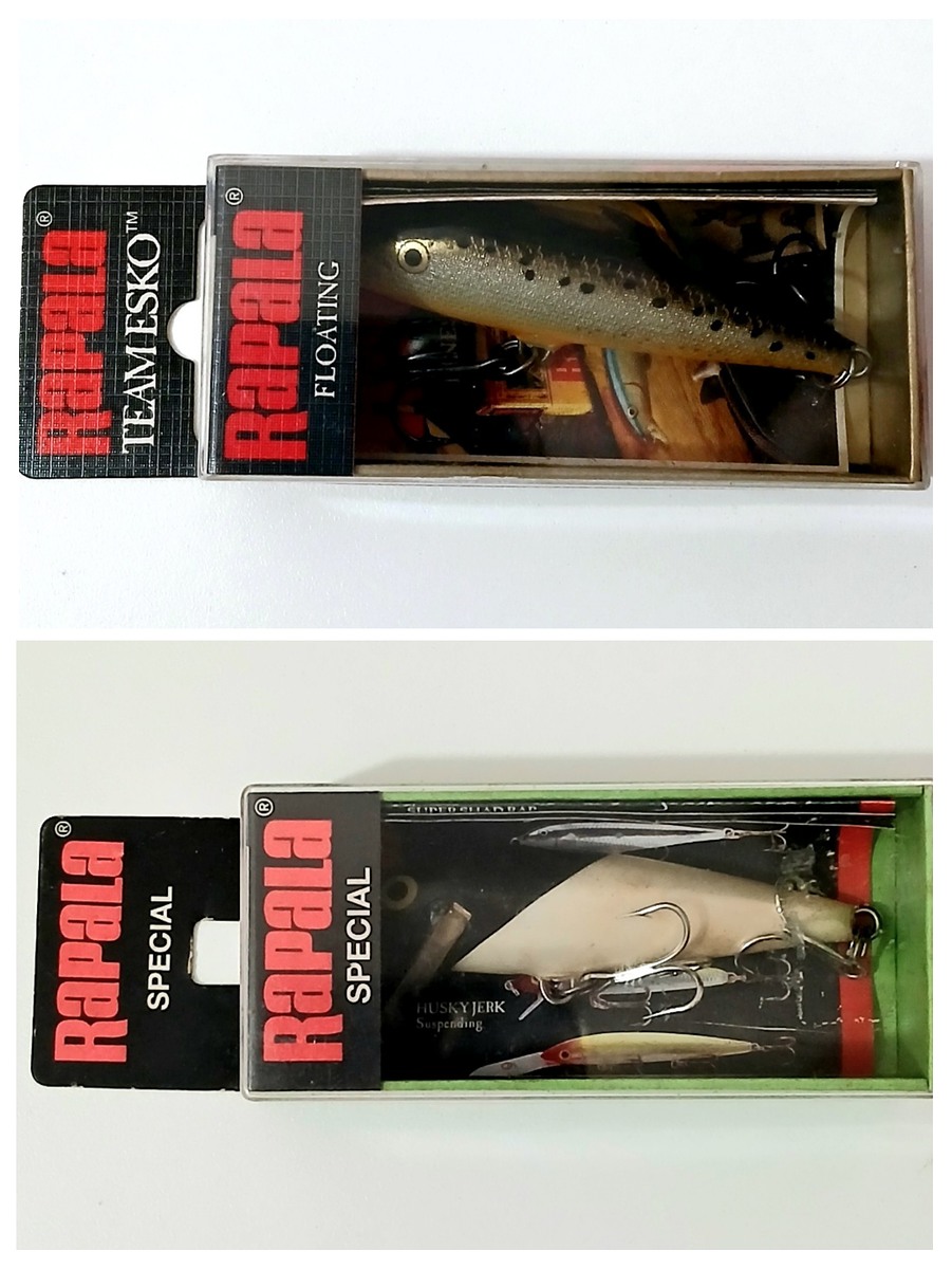 

[b]บนลงล่าง[/b]

1. Rapala Team Esko TE-7 SF (Silver Foil) รุ่นเก่า หายาก 

[b]ขายตัวละ 350 