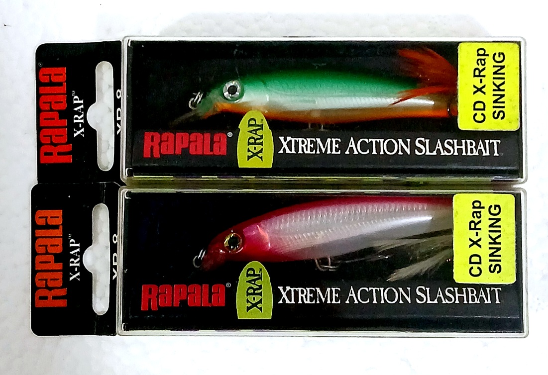 
1. Rapala CD X-Rap XR-8 SGO รุ่นเก่า หายาก เลิกผลิต

2. Rapala CD X-Rap XR-8 HP รุ่นเก่า หายาก เ