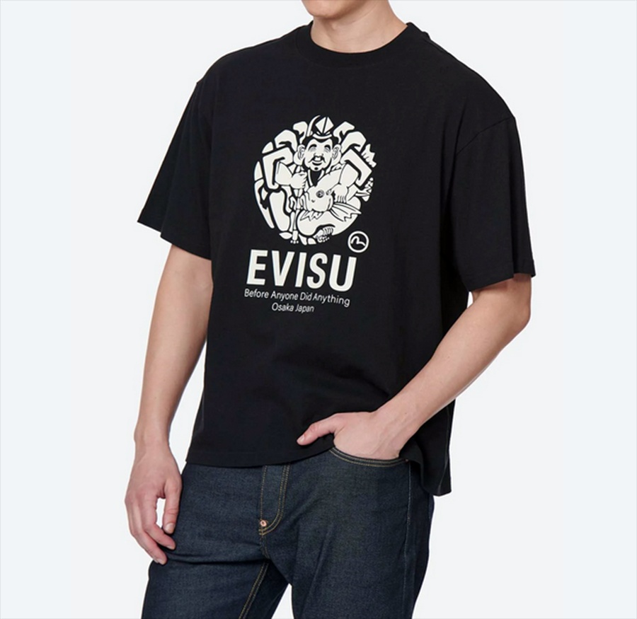 Evisu Godhead fisherman emblem