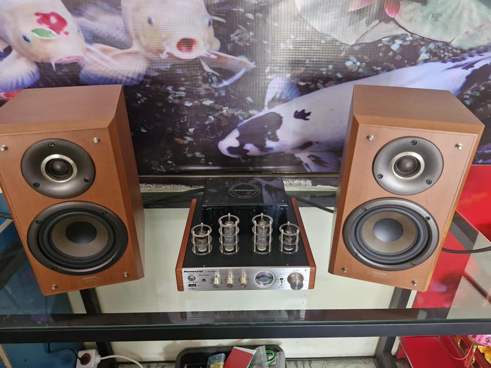 เครื่องเสียง Nobsound แอมป์หลอด +ลำโพง DENON 60w เสียงใสเพราะมาก