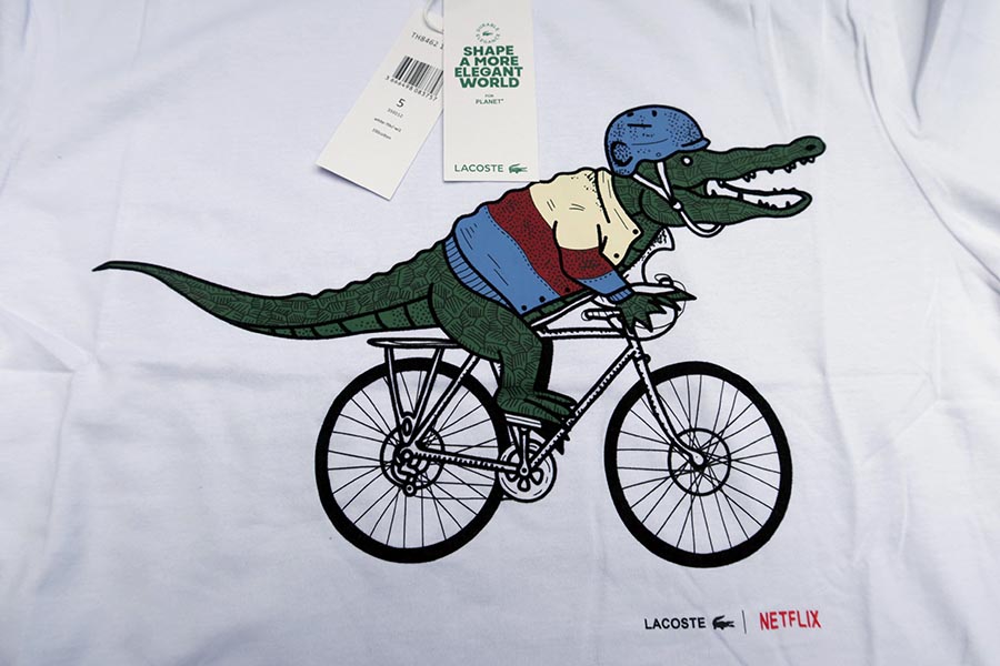 LACOSTE NETFLIX ORGANIC COTTON 