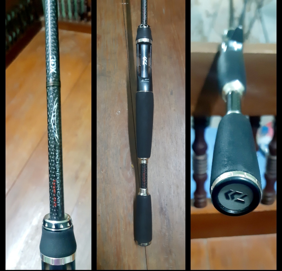 DAIWA STEEZ type 0.5 MACHINE GUN CAST  661MLFB ท่อนเดียว ขนาด 6.6 ft