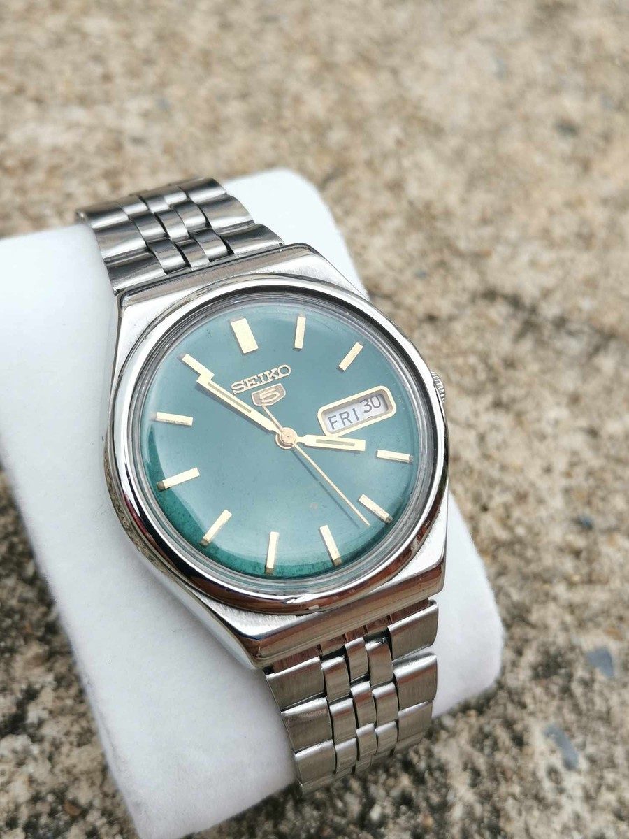 นาฬิกา Seiko 5​ Automatic
Vintage กลไกลระบบเครื่อง 6309 หน้า​เขียวเหนี่ยวทรัพย์​
=====#ของแท้100%=