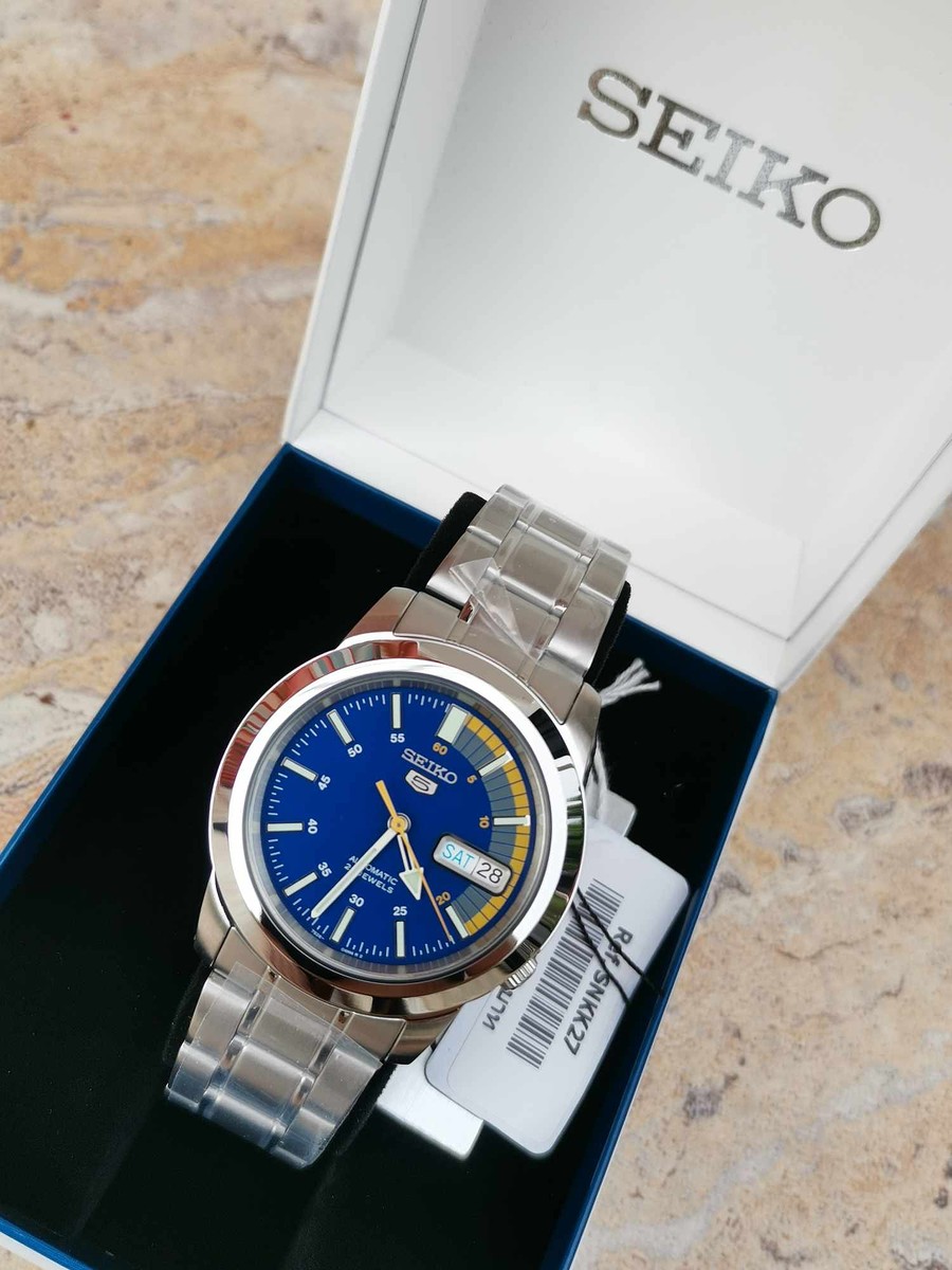 Seiko 5​ ​ Automatic​ กลไกลระบบเครื่อง 7s26  รุ่น SNKK27 