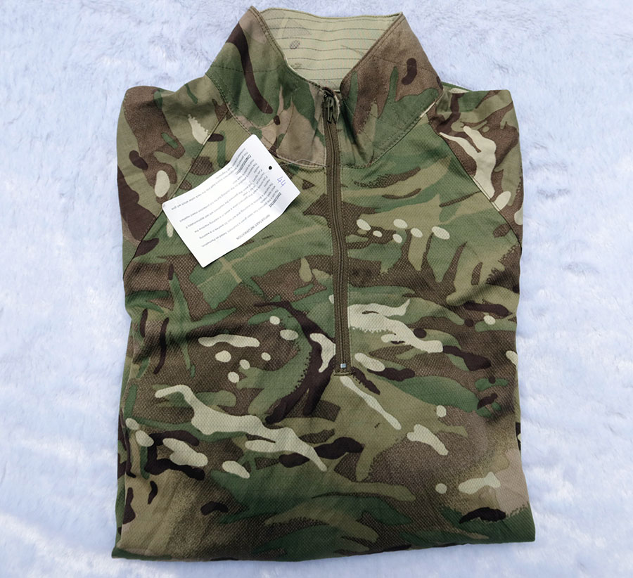 British Army Combat Under Armour Shirt /44/46 เสื้อลายพรางแขนยาวสวยใหม่