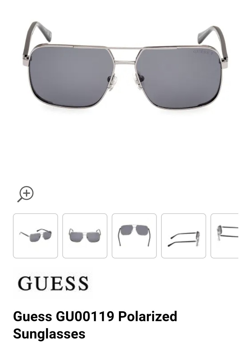 ขานแล้วGuess GU00119 Polarized แว่นตากันแดดเลนส์สีไล่โทนขาแว่นลายกระสวยงามครับ 