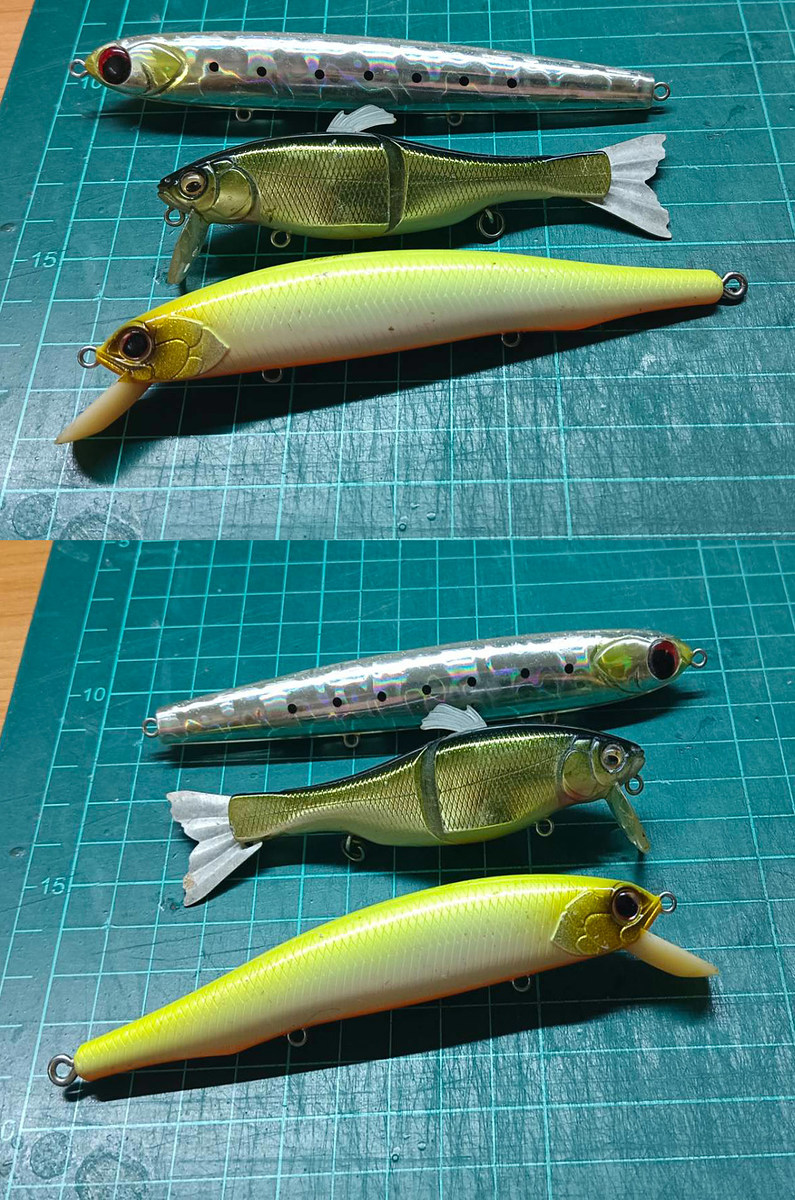 Shimano Staggering Swimmer
Megabass XJ-100
Ever Green Sidestep
ราคา 445 พร้อมส่ง