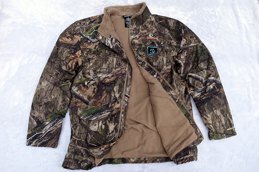 Mossy Oak Men's Fleece Lined Hunting Jacket