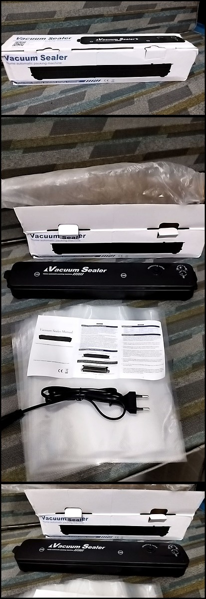 

รายการที่ 2   เครื่องซีลอาหาร Vacuum Sealer เครื่องซีลสูญญากาศ พร้อมถุงแวคคั่ม 10 ถุง 17*25cm  ร