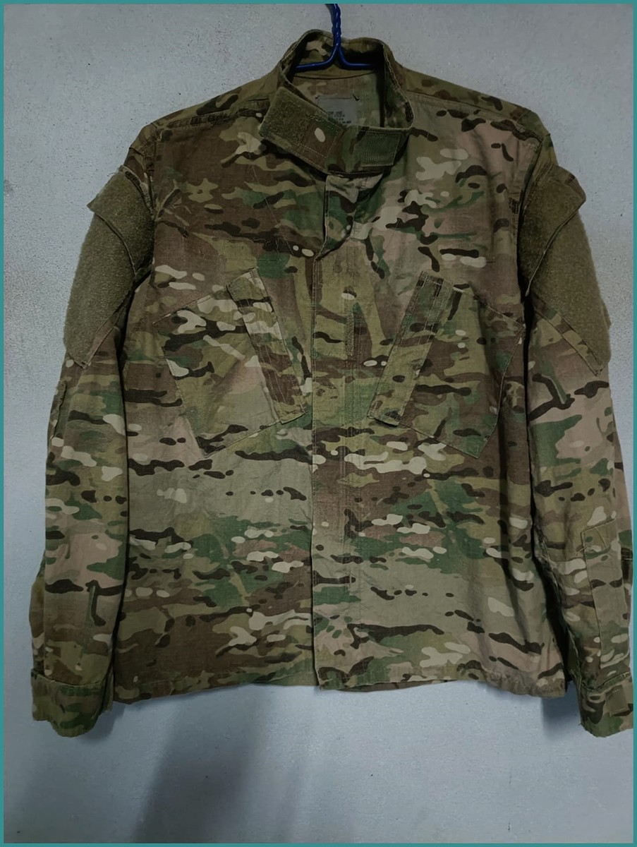 เสื้อทหาร US ARMY ลายพราง SCORPION OCP (ผ้ากันแมลง)  SIZE:37-41 (160.-)