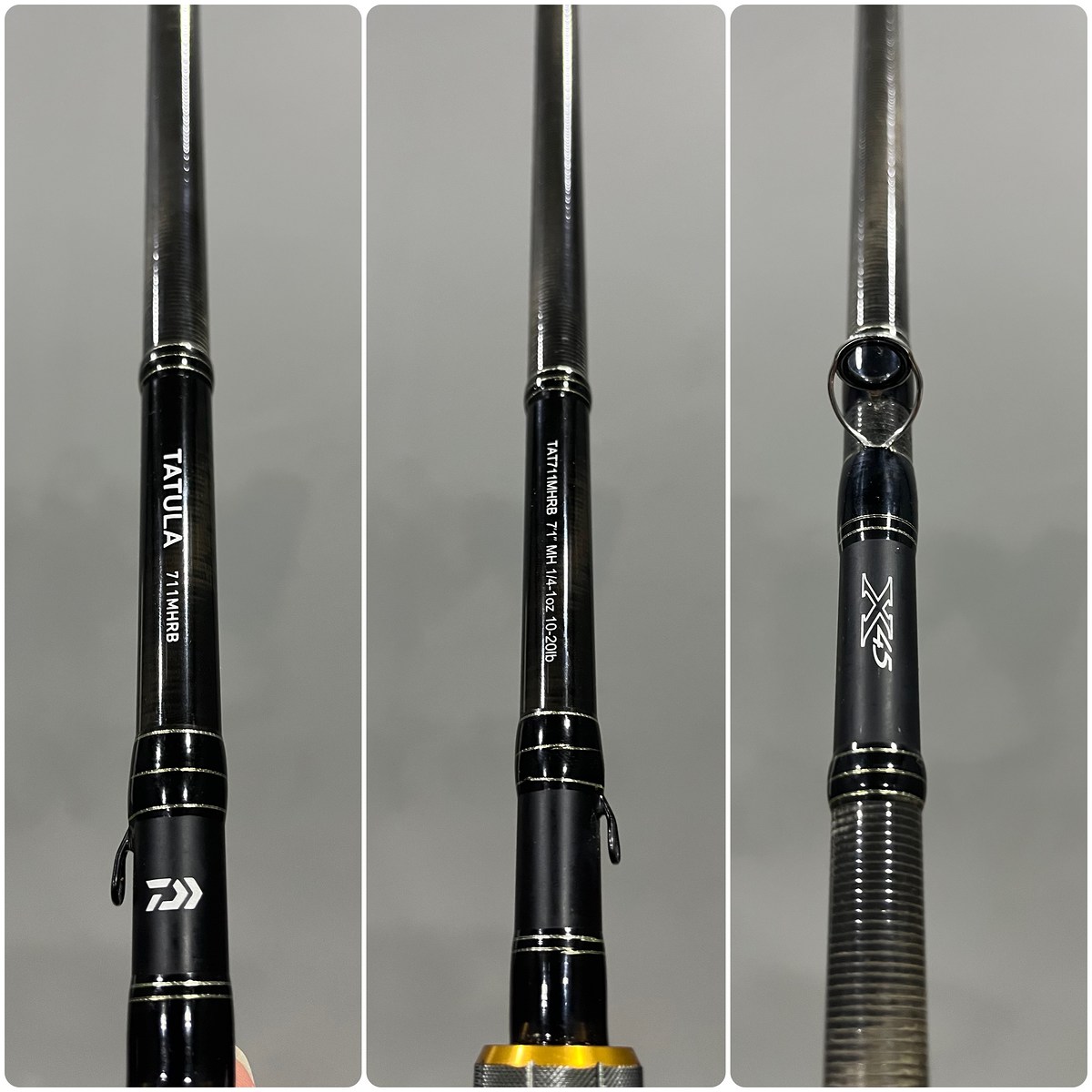 คัน Daiwa Tatula ผลิตจาก Graphite SVF และขึ้นโครงสร้างของคันแบบ X45 Bias Construction ซึ่งขึ้นรูปแบบ