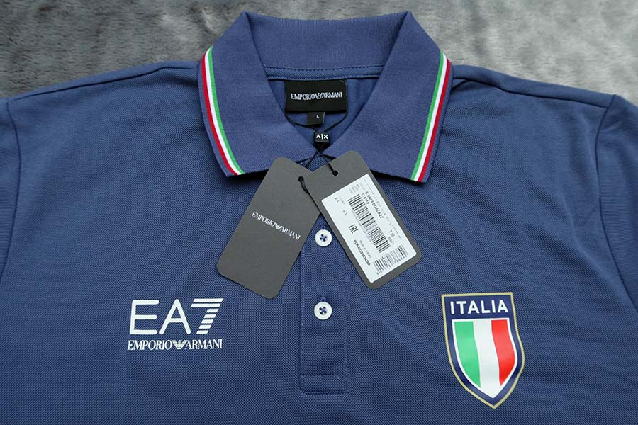 EA-7 ARMANI Team Italia polo /42/44/46 เสื้อปกโปโล 3 สีสวยใหม่แท้หลุดโรงงาน