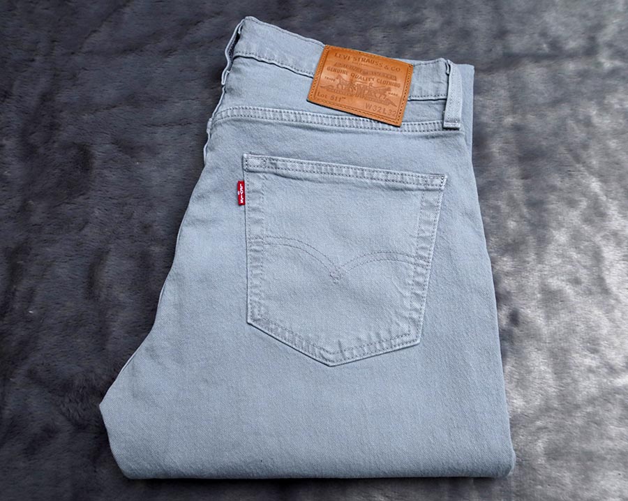 LEVI'S 511 Big E skinny /w.34/36/38 กางเกงยีนส์ขายาวทรงเข้ารูปใหม่แท้ตัดป้าย