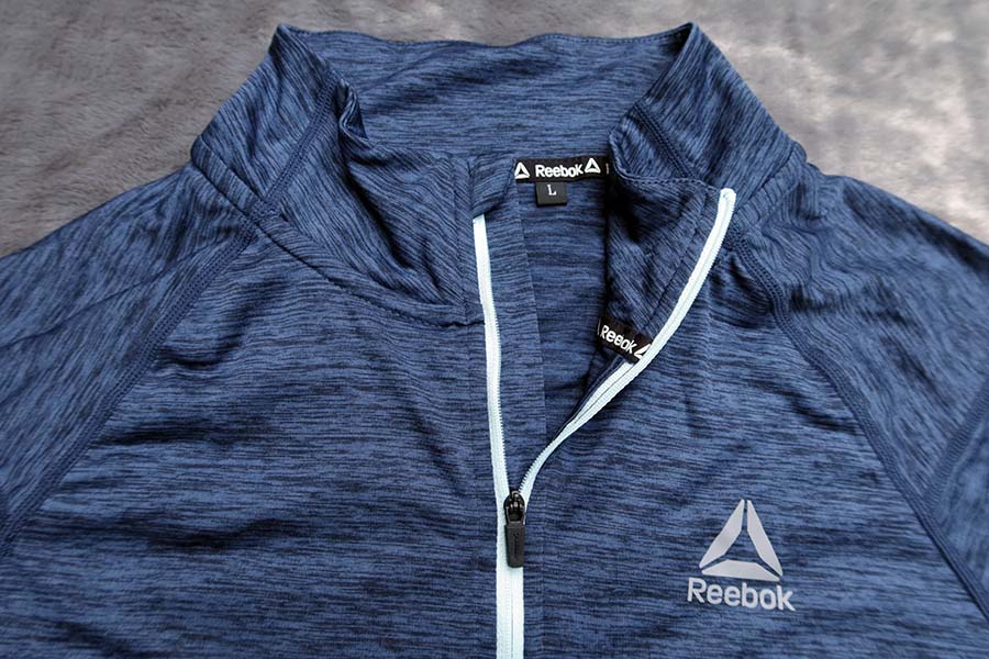 Reebok UV CUT /M (42) เสื้อยืดแขนยาวผ้าบางแห้งเร็วสวยใหม่ ราคารวมส่ง Flash