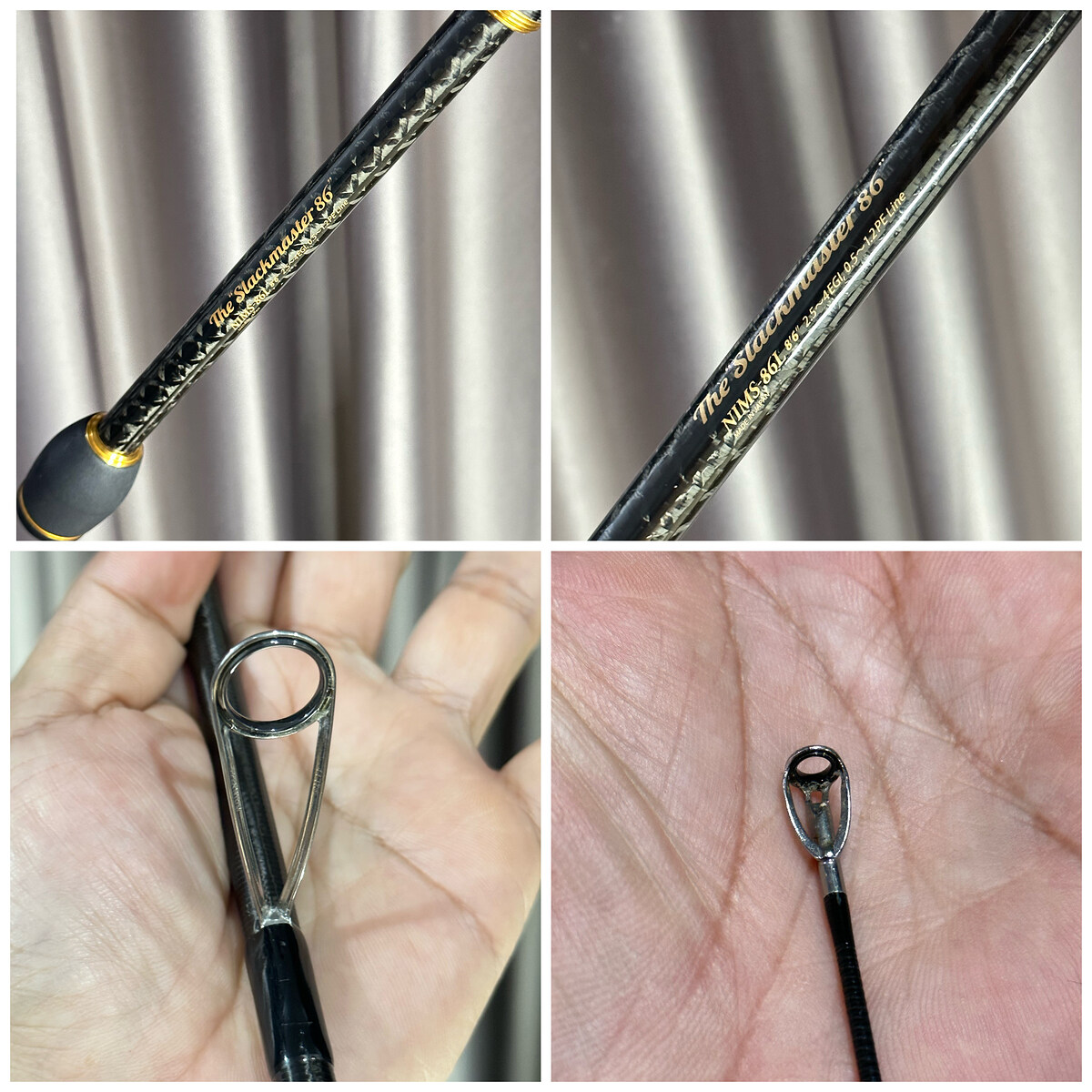 7.2 POSEIDON SQUIDLAW THE"SLACKMASTER
86L"
NIMS-86L Egi 2.5-4 , PE#0.5 - #1.2 8.6 8.6 ft.
น้ำหนัก