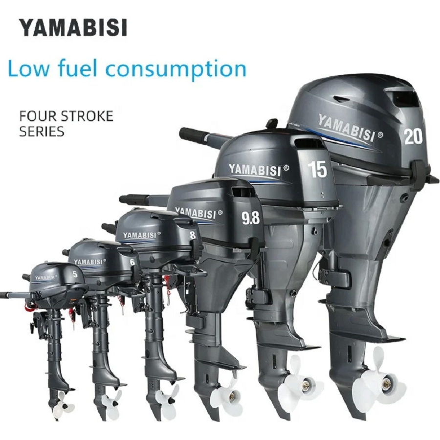 ลดราคา ภาวะน้ำท่วม เครื่องเรือค้างสต๊อก Yamabisi 15HP. 4จังหวะ หางสั้น