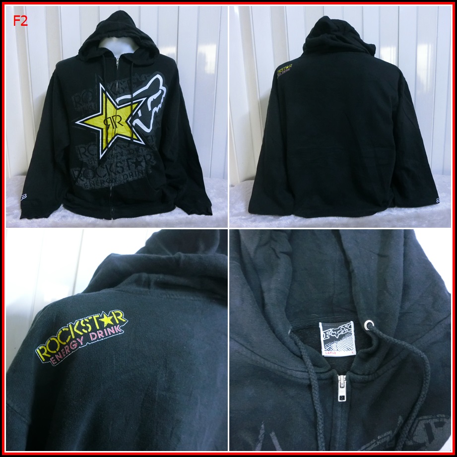 F2. FOX /ROCKSTAR แบบมีฮู๊ด  เสื้อใส่ออกทริปกลางแจ้ง ตกปลา เดินป่า แคมปิ้ง สภาพดี ไม่มีตำหนิ   ไซ้ด์