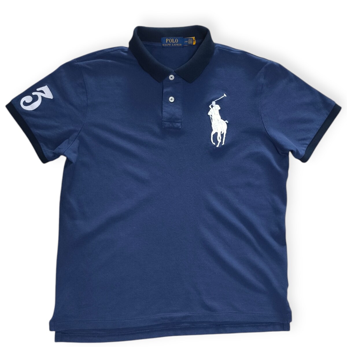 Polo Ralph Lauren สีกรม ม้าขาวใหญ่ อก44นิ้ว ใหม่มาก