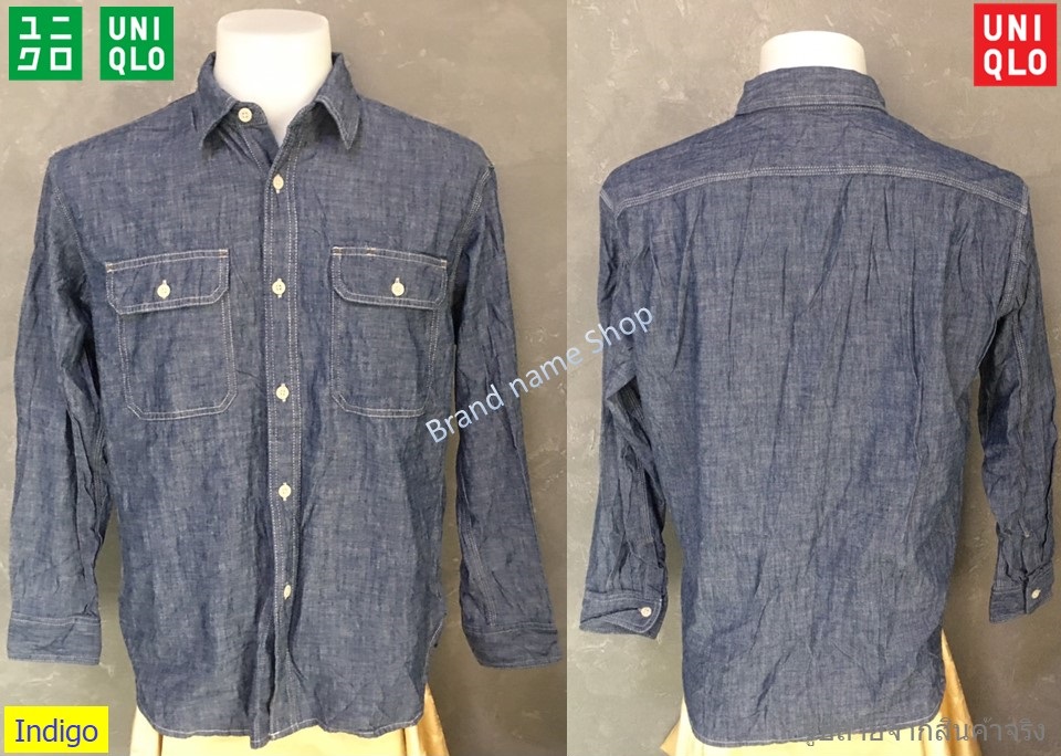 •Indigo
Size L (สำหรับรอบอก 46-47 นิ้ว) : อกกว้าง 23.5 นิ้ว เสื้อยาว 28.5 นิ้ว มี 1 ตัว