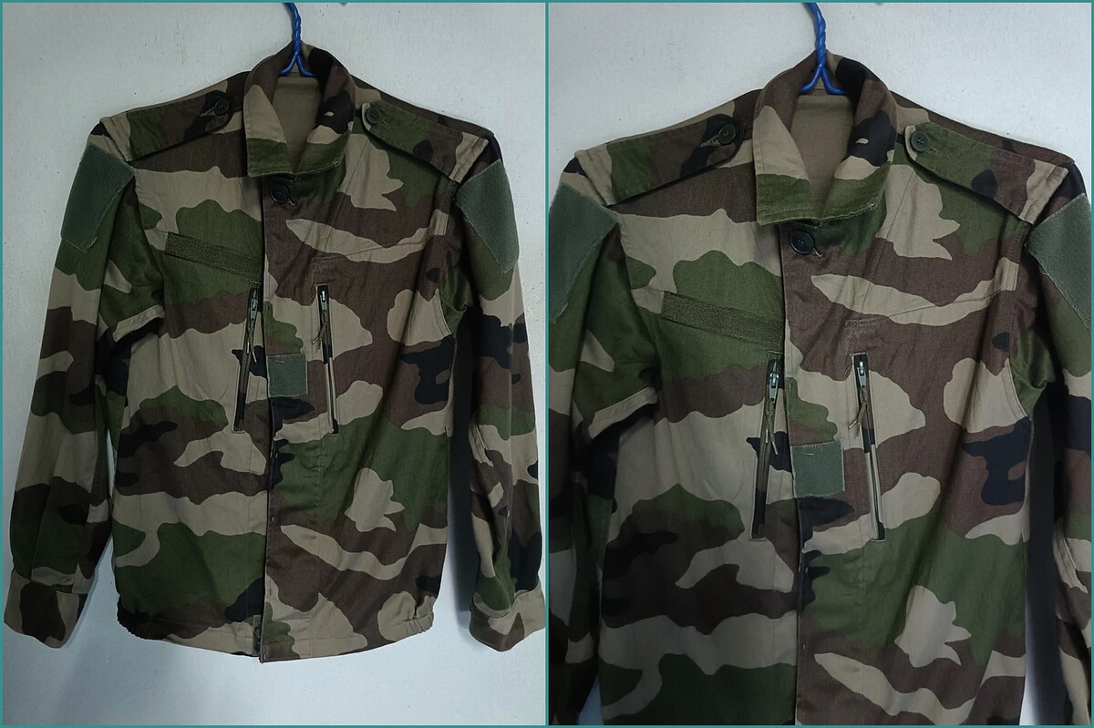 เสื้อทหารฝรั่งเศส Genuine French Army F2 Combat Jacket ผลิตปี 2010 