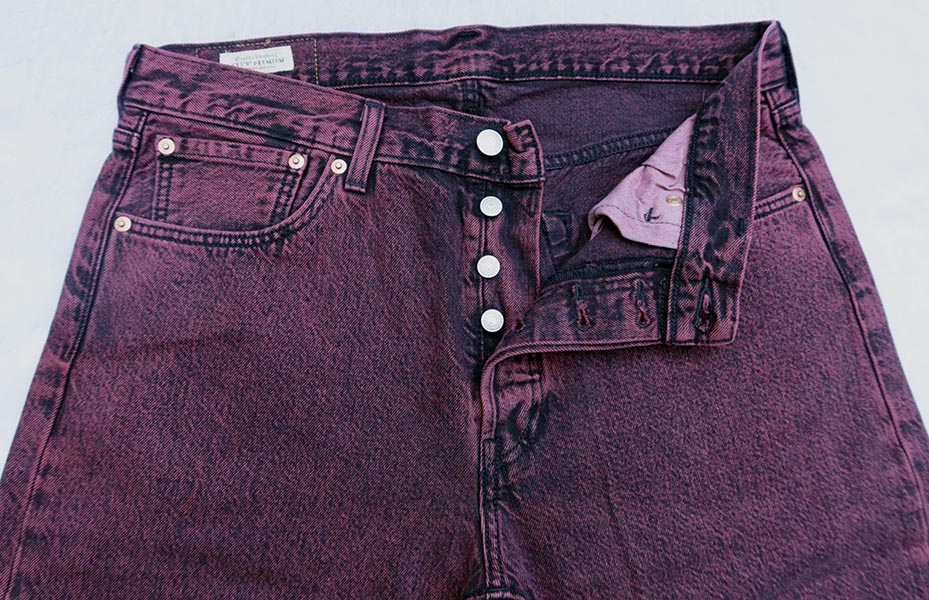 LEVI'S 501 E /w.36 กางเกงยีนส์ทรงกระบอก  สีสวยใหม่แท้ ราคารวมส่ง flash