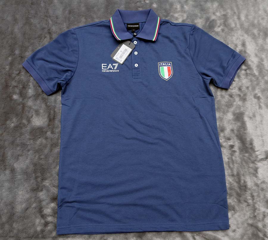 EA-7 ARMANI Team Italia polo /42/44/46 เสื้อปกโปโล 3 สีสวยใหม่แท้หลุดโรงงาน