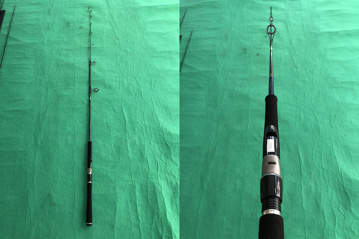 4. Daiwa Saltiga Skip Jack 510S คัน 1 ท่อนยาว 5'10" Cast Wt: 7-30g , Max Line: 12lb คันสวยริ้วรอยน้อ