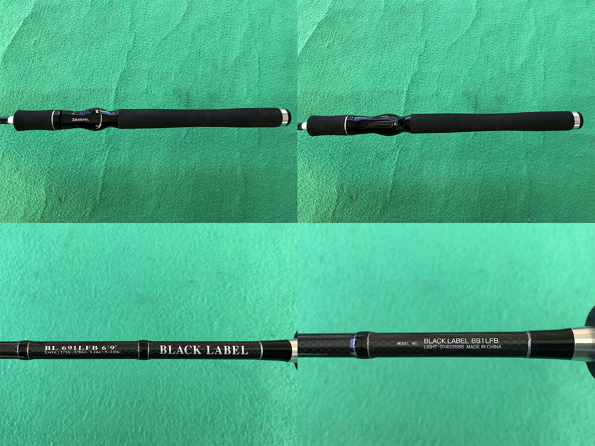 Daiwa BLACK LABEL BL 691LFB คัน 1 ท่อนยาว 6'9" เวท 5-12lb คันสวยริ้วรอยผิวบางๆ เล็กน้อย คันสวย A++ ค