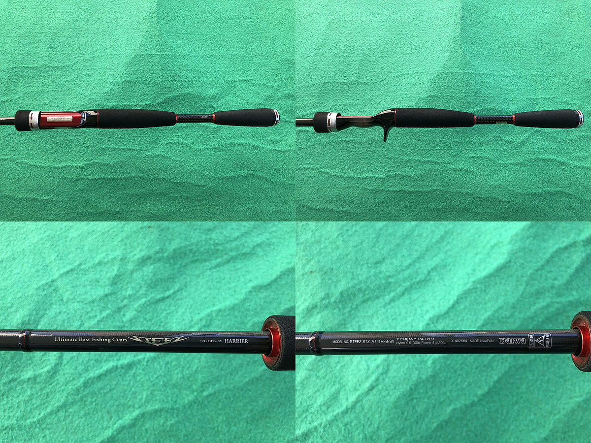 Daiwa Steez HARRIER STZ 7011HFB-SV คัน 1 ท่อนยาว 7'1" Nylon: 16-30lb , Fluoro: 14-20lb คันสวยริ้วรอย