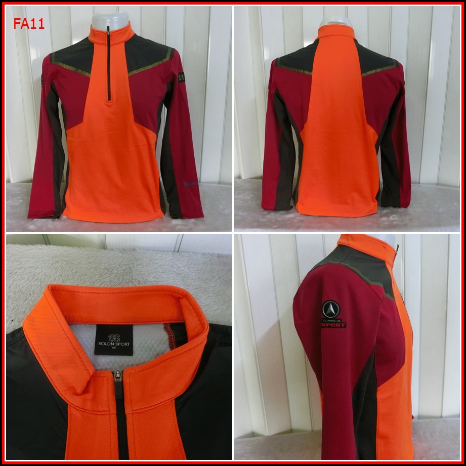 FA11.KOLON SPORT   ใส่ออกทริปกลางแจ้ง วิ่ง เดินป่าและแคมปิ้ง สภาพใหม่ๆ  เนื้อผ้าแห้งไว ไซ้ด์ M อก 40