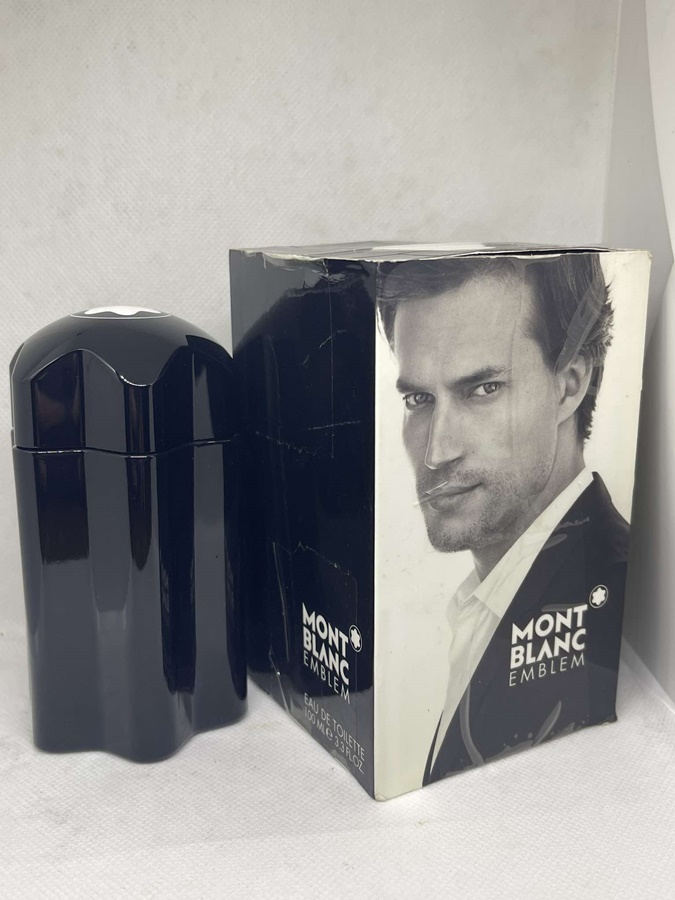 3. MONTBLANC EMBLEM Eau de toilette 100 ml เกือบเต็ม มีกล่อง 1150,-