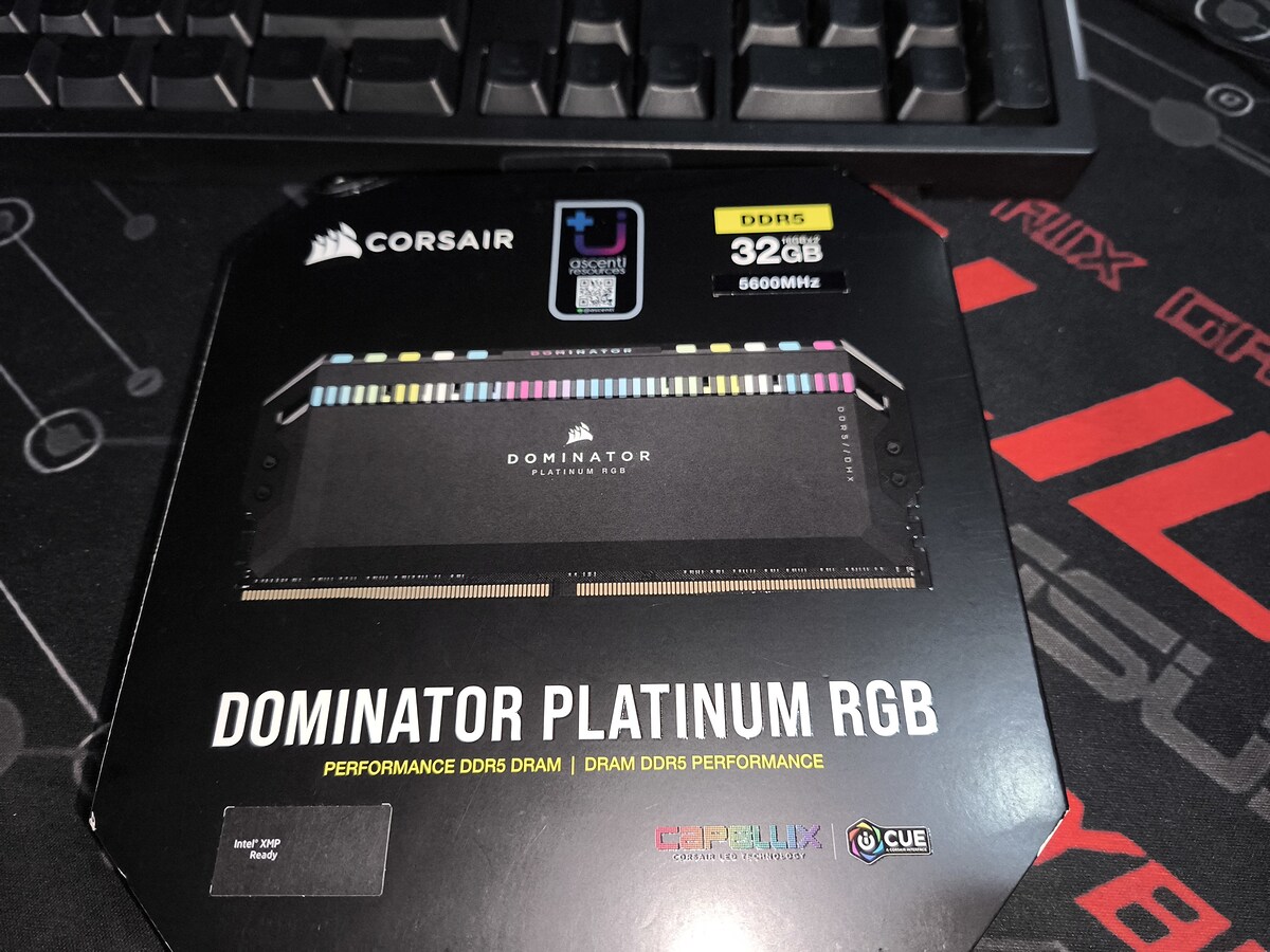 DDR5 Corsair Dominator Platinum RGB 32gd