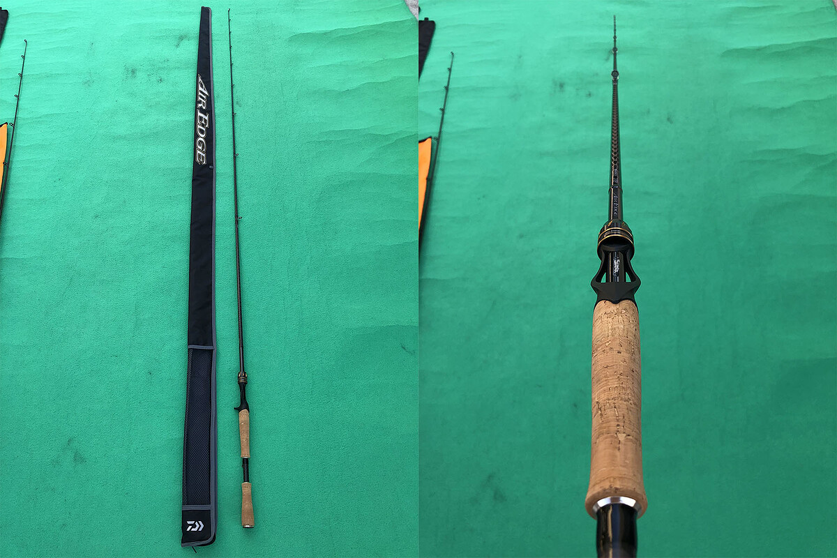 4. Daiwa AIR EDGE 6101MB·E คัน 1 ท่อนยาว 6'10" เวท 7-16lb คันสวยใหม่มาก ริ้วรอยไม่มี พร้อมซองใส่คันต