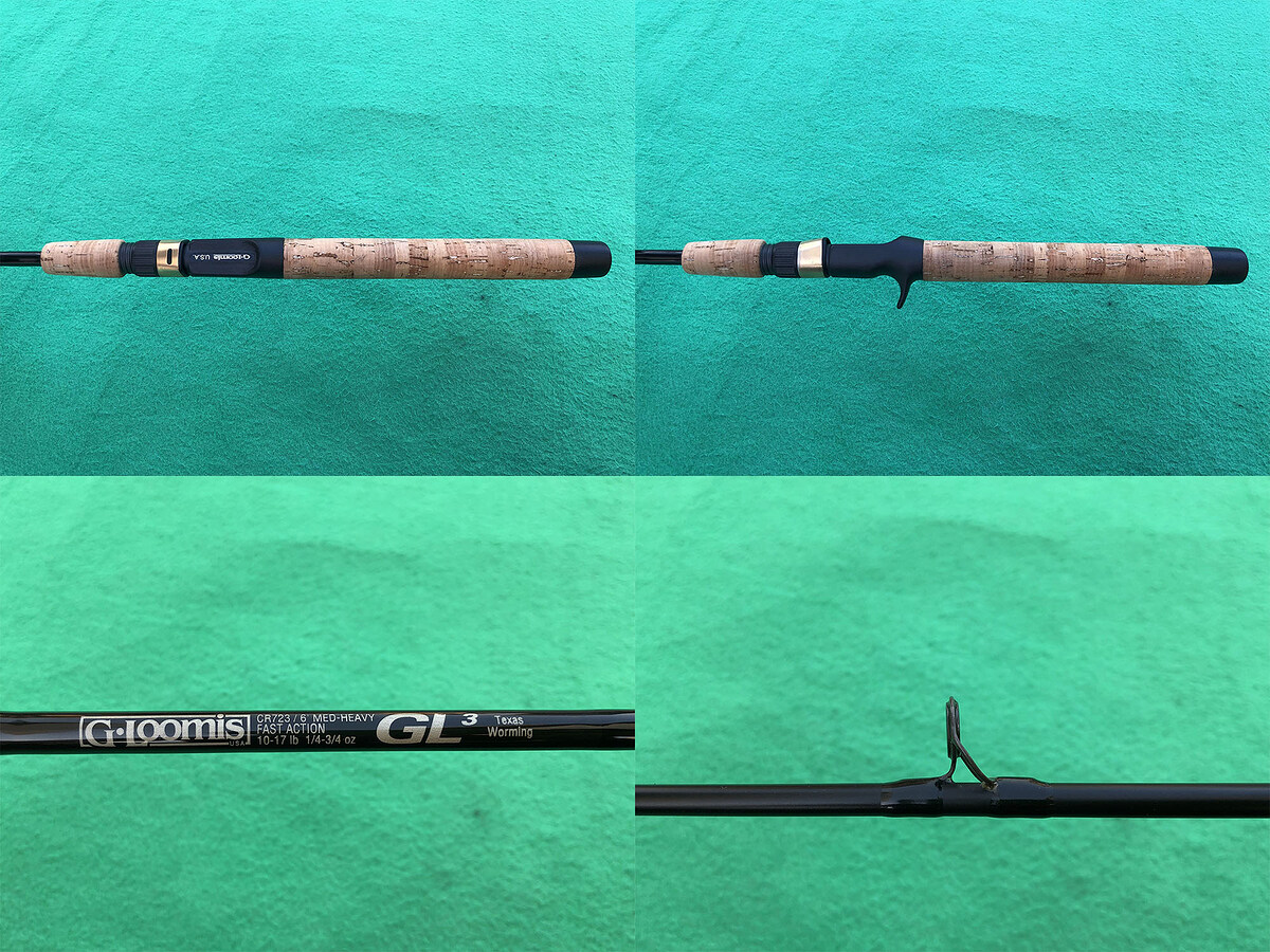 G-Loomis GL3 คัน 1 ท่อนยาว 6 ฟุต เวท 10-17lb คันสวยริ้วรอยน้อยมาก คันสวย A+ ครับ (คันมือสอง JAPAN 10