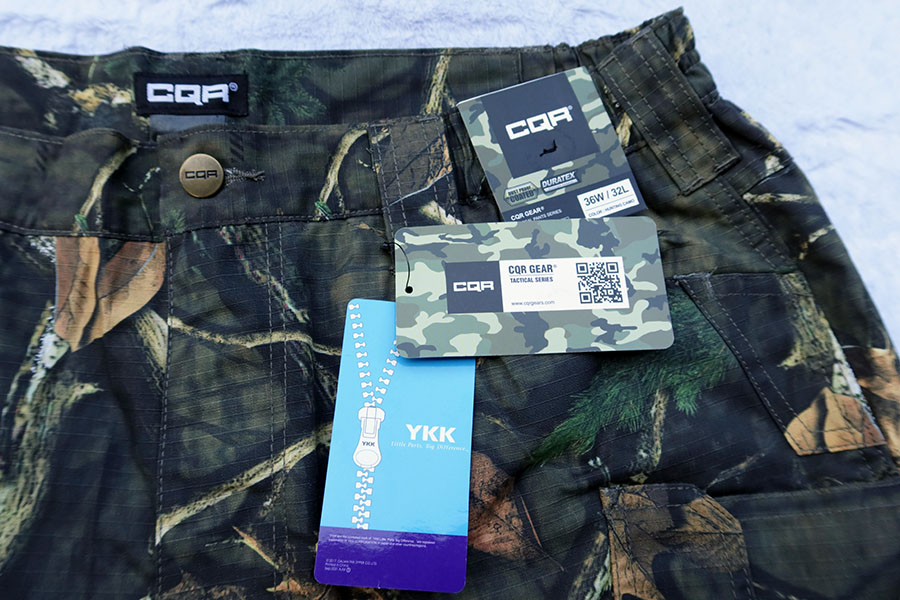 CQR GEAR TACTICAL PANTS/w.36-38/38-40 กางเกงขายาวลายพรางต้นไม้สวยใหม่แท้