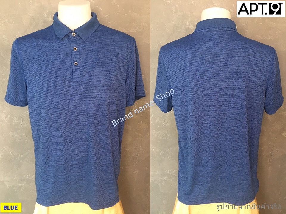 •BLUE
Size XL : (สำหรับรอบอก 45-46 นิ้ว)  อกกว้าง 23 นิ้ว เสื้อยาว 29 นิ้ว มี 3 ตัว