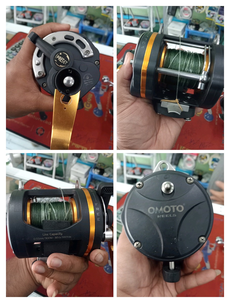 รอกเบท omoto banax งานทะเล รอกสปิน shimano