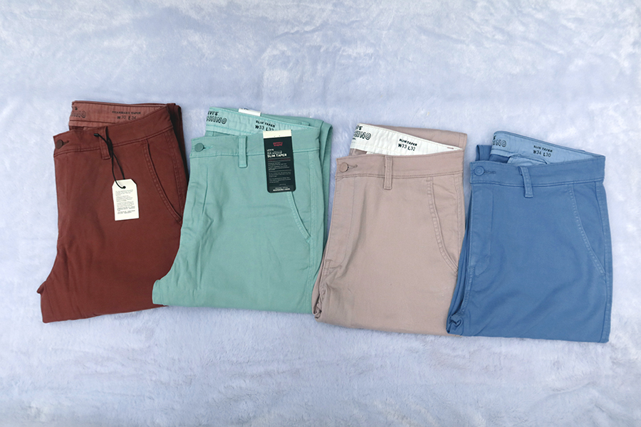 LEVI'S CHINO /w.30/32/35/36/38 กางเกงขายาวทรงสวยหลายสีใหม่แท้ รวมส่ง flash