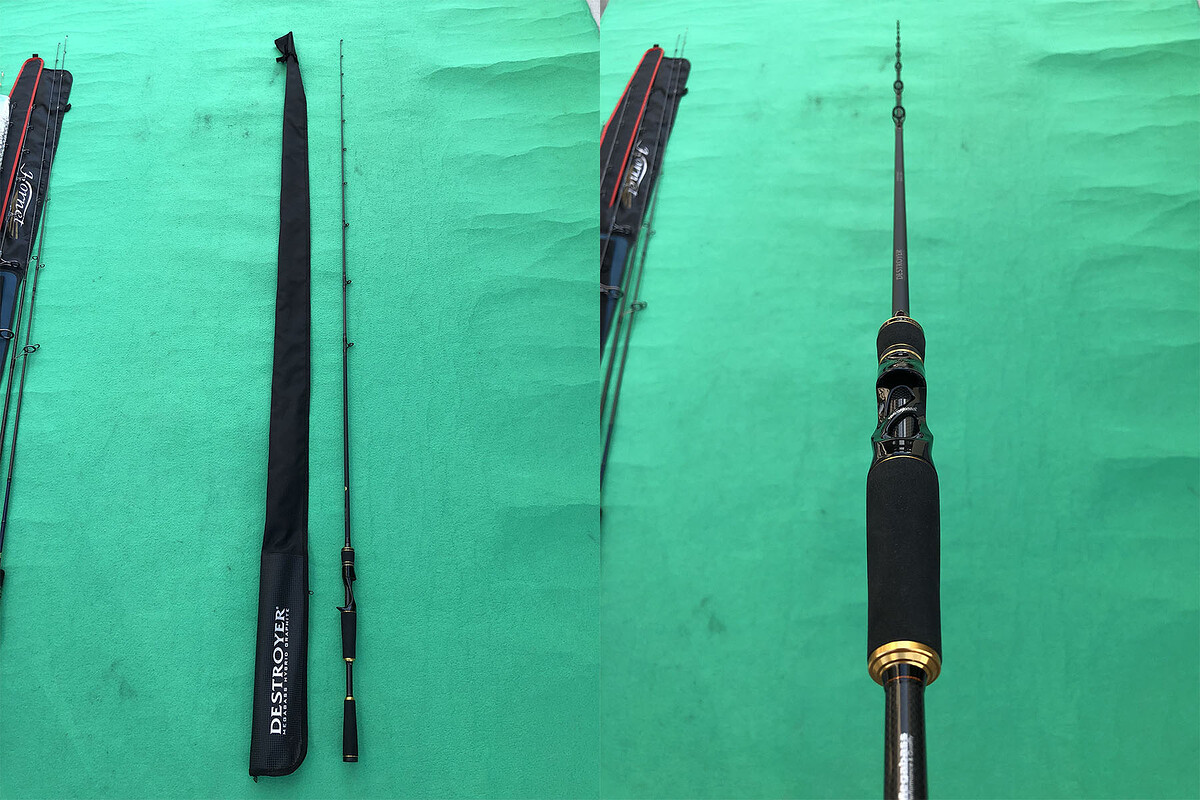 2. Megabass DESTROYER F4-66X CYCLONE คัน 1 ท่อนยาว 6'6" เวท 8-20lb คันสวยใหม่มากๆ ริ้วรอยไม่มี พร้อม