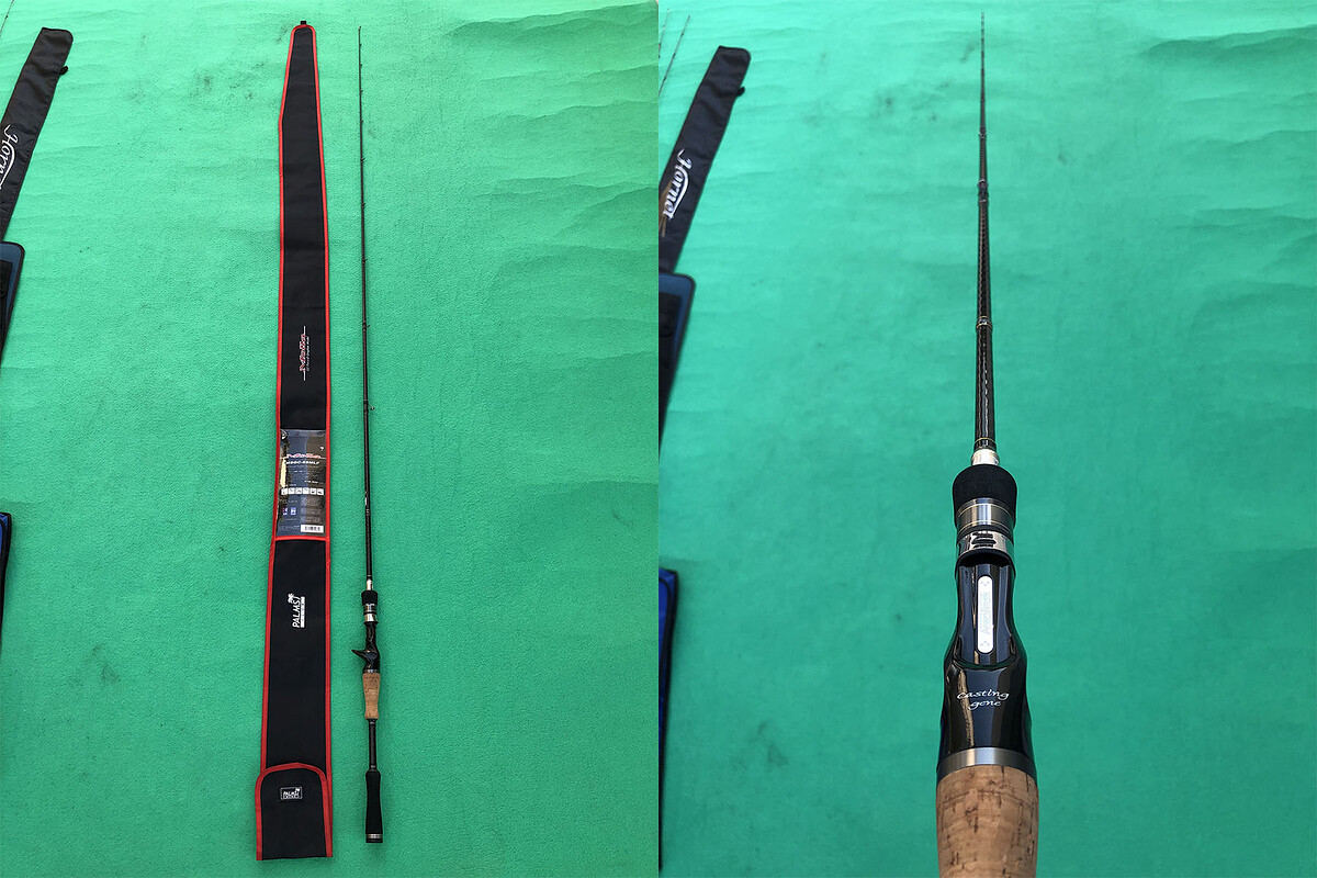 7. Palms Molla MSGC-65MLF คัน 1 ท่อนยาว 6'5" เวท 8-14lb คันสวยริ้วรอยน้อยมาก พร้อมซองใส่คันตรงรุ่น ค