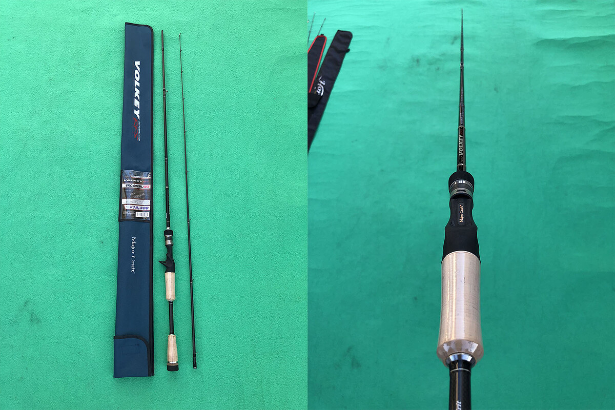 9. Major Craft VOLKEY VKC-66ML/BFS คัน 2 ท่อนยาว 6'6" เวท 4-14lb คันสวยริ้วรอยน้อยมาก พร้อมซองใส่คัน