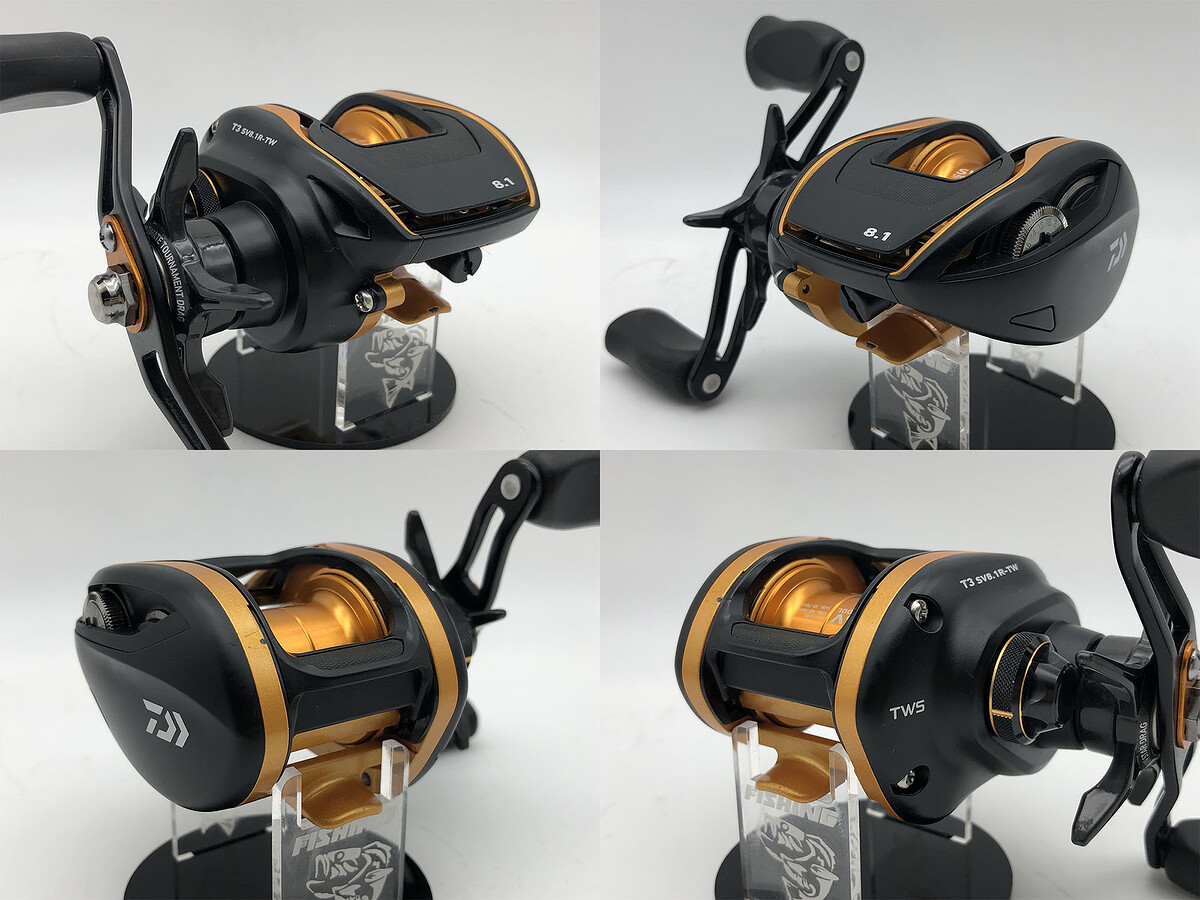 Daiwa T3 SV8.1R-TW รอกสวยริ้วรอยน้อย สปูนสวยไร้ริ้วรอย รอกสวยหมุนลื่นใช้งานปกติทุกระบบครับ รอกสวย A+