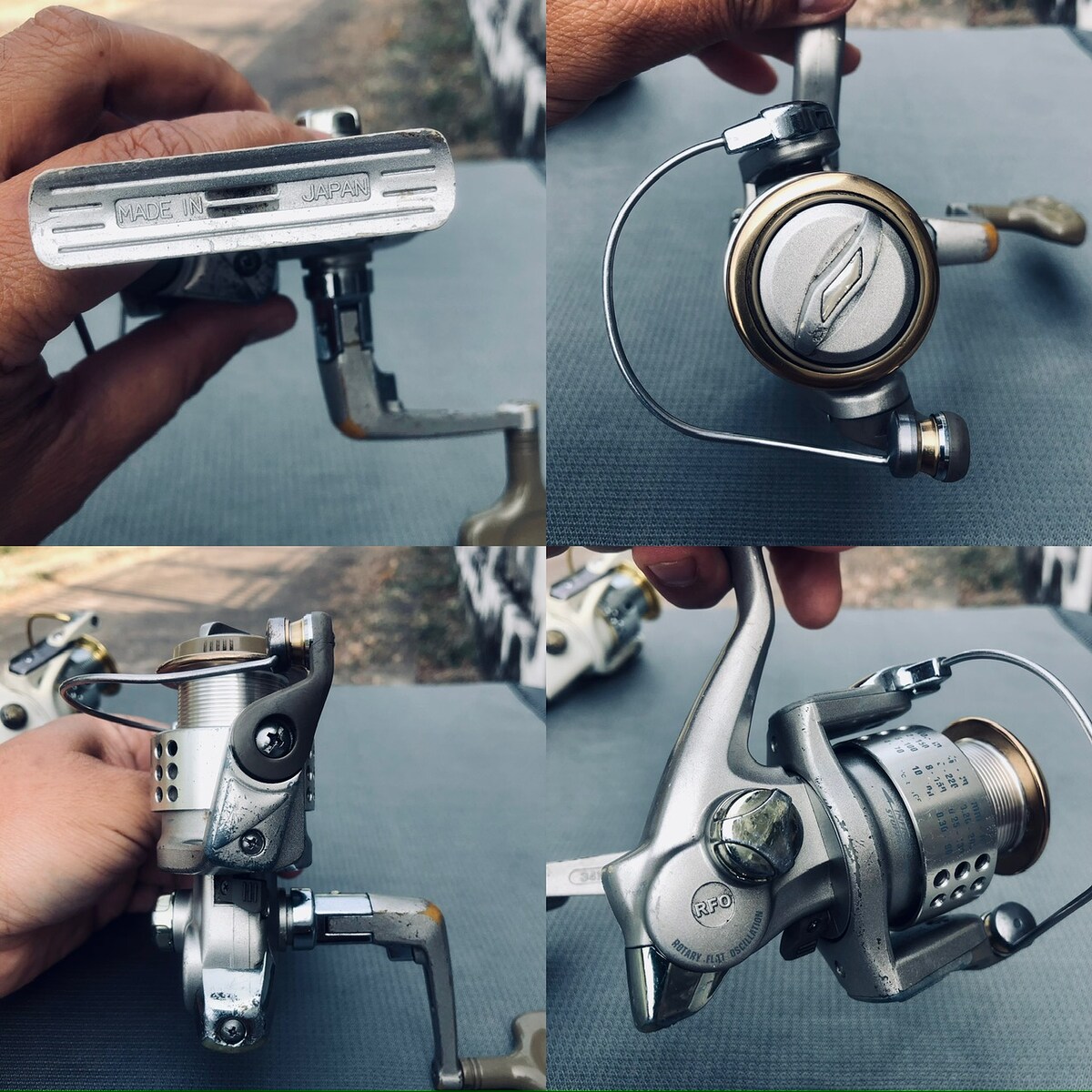 1. Shimano aernos 2000. สภาพยังสวย มีรอยบ้างหมุนลื่น ใช้งานปกติ  590.- พร้อมส่ง

2. Ryobi applause