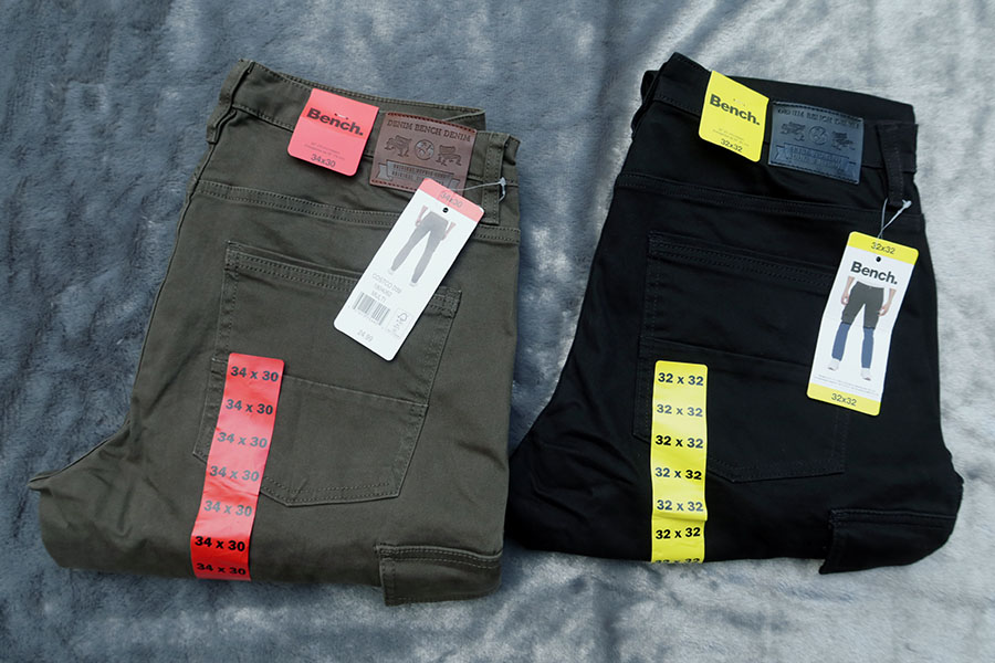 Bench's Brock Slim Fit Cargo Pants /32/34/36/38 ขายาว 6 กระเป๋าผ้ายืดทรงสวยใหม่