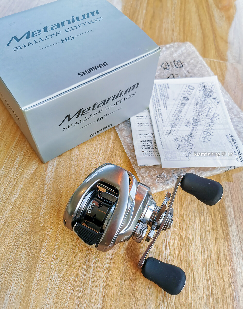  ✅ ✅  SHIMANO 22' Metanium Shallow Edition สปูนตืน  !! 