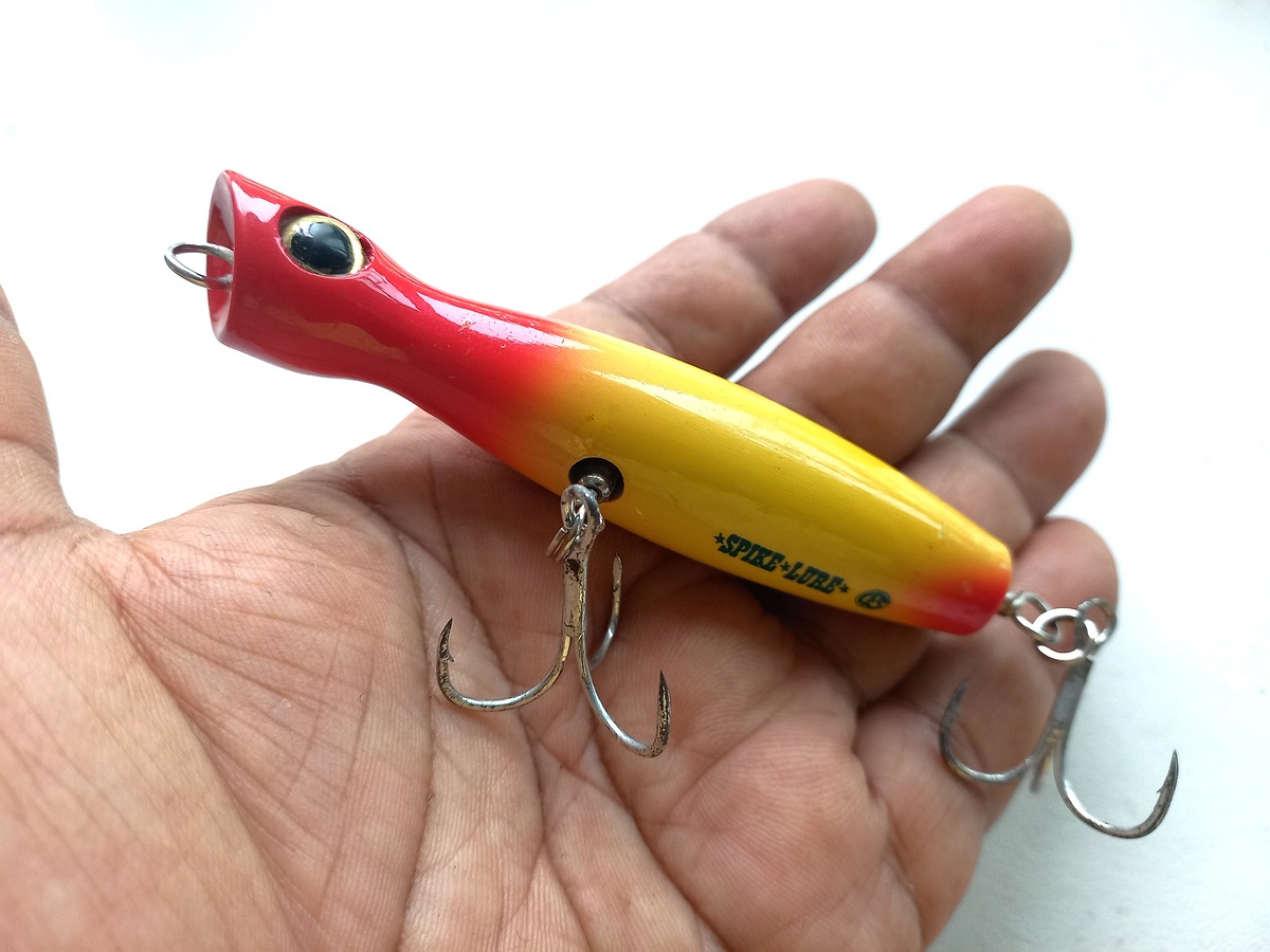 >>>>> เหยื่อป๊อป(ตัวเล็ก) Spike Lure ALAN Popper 100