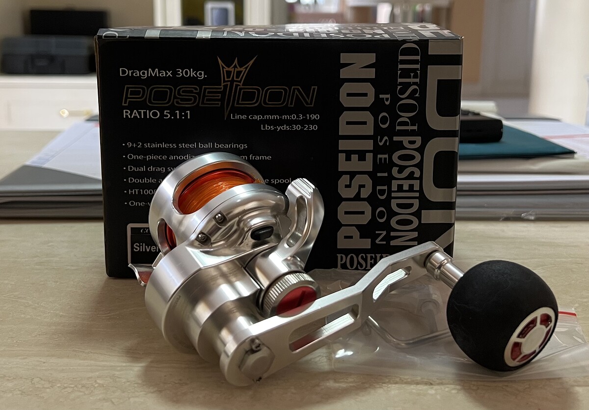 รอกเบท Poseidon 150l หมุนซ้าย