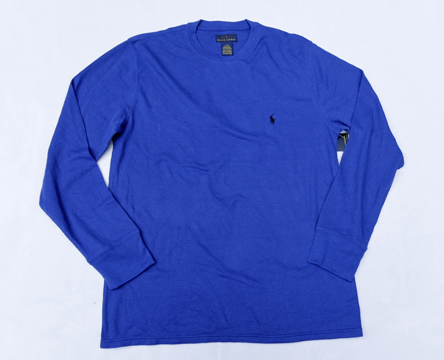 Polo Ralph Lauren /38/46/48/50/52 เสื้อโปโลแขนยาวสวยใหม่ตัดป้าย  รวมส่ง flash