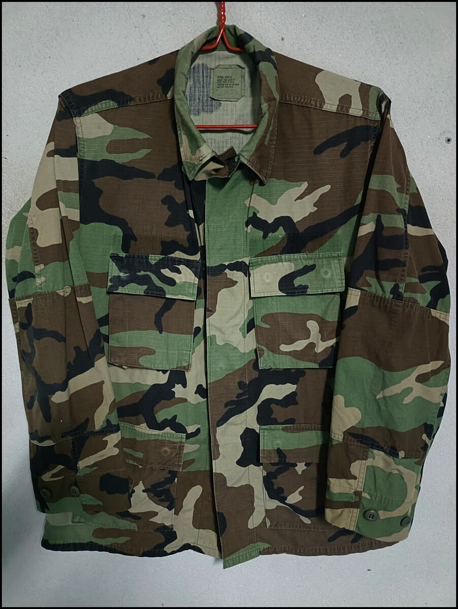 เสื้อทหาร US ARMY ลายพราง WOODLAND SIZE:37-41